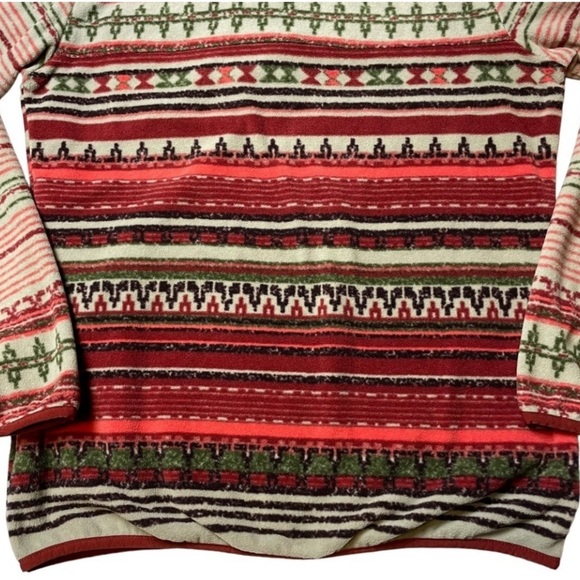 Columbia Outdoor Tribal Southwestern Print Cozy Fleece 1/4 Snap Pullover - Sz M - Picture 12 of 15